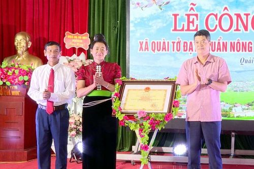 Xã Quài Tở đạt chuẩn nông thôn mới