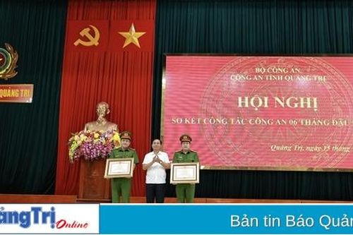 Sơ kết công tác công an 6 tháng đầu năm