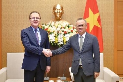 Phó Chủ nhiệm Ủy ban Đối ngoại Nguyễn Mạnh Tiến tiếp Đại sứ Nga