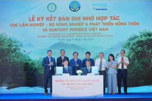 Hợp tác hướng đến bảo tồn nguồn nước và trung hòa các-bon