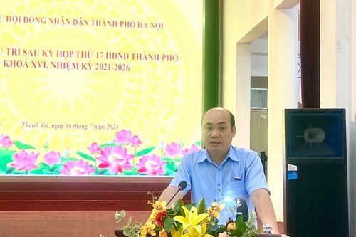 Cử tri Thanh Trì đề nghị xem xét kiến nghị tại các kỳ tiếp xúc trước