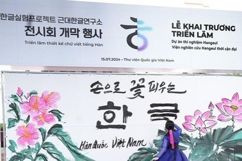 Tổ chức thành công sự kiện văn hóa Hangeul - chữ viết tiếng Hàn