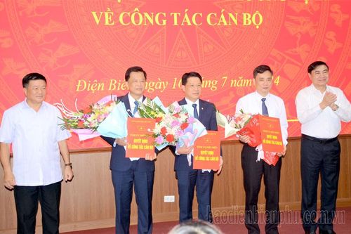 Ban Thường vụ Tỉnh ủy bổ nhiệm cán bộ một số ban, ngành