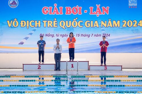 Phú Thọ giành 2 Huy chương Vàng tại Giải Bơi - Lặn Vô địch trẻ Quốc gia