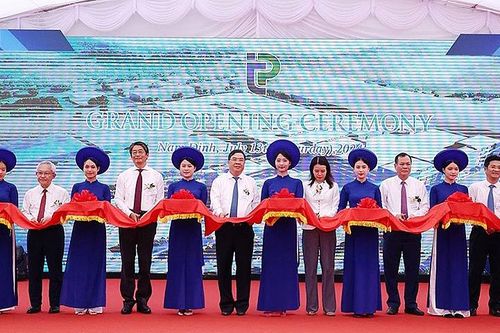 Nam Định: Khánh thành nhà máy Top Textiles có tổng vốn đầu tư hơn 200 triệu USD
