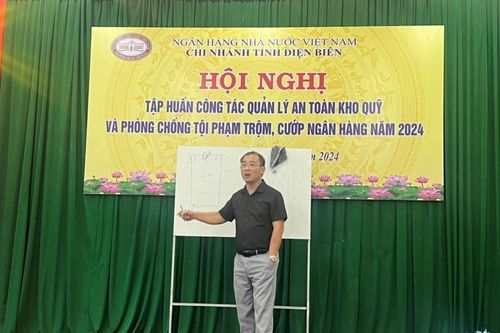 Điện Biên: Hội nghị tập huấn an toàn kho quỹ và phòng chống tội phạm
