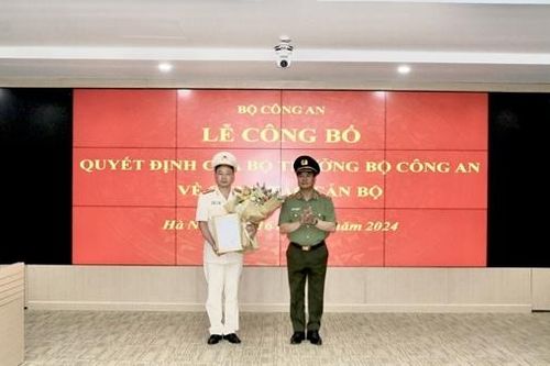 Trung tá Đào Anh Tới giữ chức vụ Phó Cục trưởng Cục Pháp chế và cải cách hành chính, tư pháp