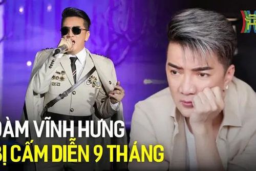 Đeo huy hiệu lạ, Đàm Vĩnh Hưng bị cấm diễn 9 tháng
