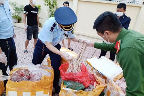 Sơn La: phát hiện xe chở hơn nửa tấn nội tạng không rõ nguồn gốc