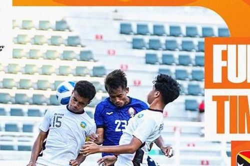 Trình làng sao 17 tuổi thi đấu ở nước ngoài, tuyển trẻ Campuchia thua 2-3 ở trận ra quân giải Đông Nam Á, có nguy cơ bị loại