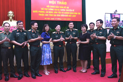 Hỗ trợ thông tin và tuyên truyền về quốc phòng, an ninh, dân tộc và chính sách dân tộc thuộc các tỉnh địa bàn biên giới đất liền