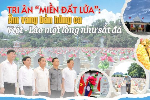 Tri ân 'Miền đất lửa': Âm vang bản hùng ca Việt - Lào một lòng như sắt đá