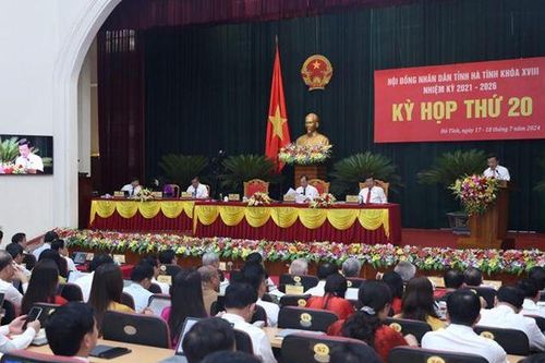 HĐNĐ tỉnh Hà Tĩnh khai mạc Kỳ họp thứ 20 xem xét nhiều nội dung quan trọng