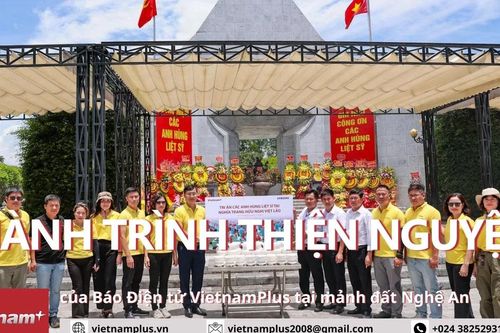 Hành trình thiện nguyện của Báo Điện tử VietnamPlus tại mảnh đất Nghệ An