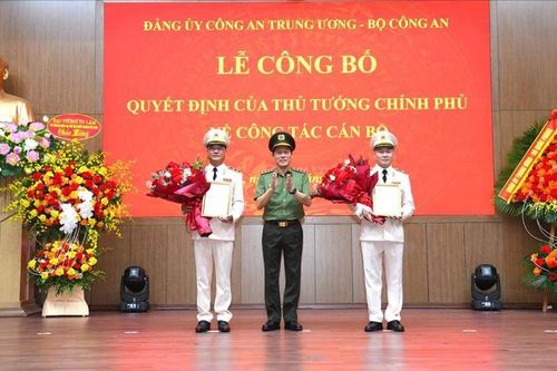Trung tướng Phạm Thế Tùng và Thiếu tướng Nguyễn Ngọc Lâm làm Thứ trưởng Bộ Công an