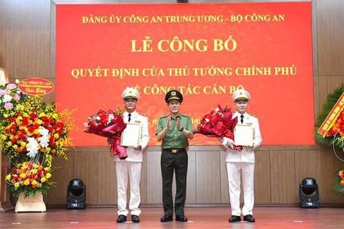 Trung tướng Phạm Thế Tùng và Thiếu tướng Nguyễn Ngọc Lâm làm Thứ trưởng Bộ Công an