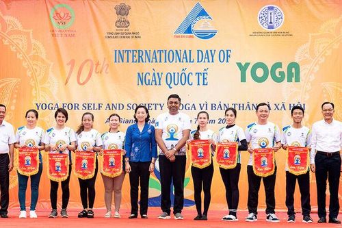Ngày quốc tế Yoga lần thứ 10 tại tỉnh An Giang