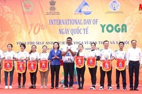 Ngày quốc tế Yoga lần thứ 10 tại tỉnh An Giang