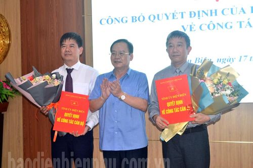 Điều động, luân chuyển cán bộ về Huyện ủy Điện Biên
