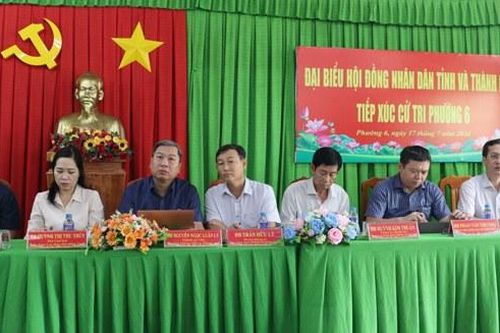 Đại biểu Hội đồng nhân dân tỉnh tiếp xúc cử tri Phường 6, TP Cao Lãnh
