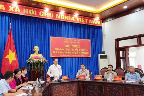 Gia Lai giao ban công tác báo chí quý II-2024