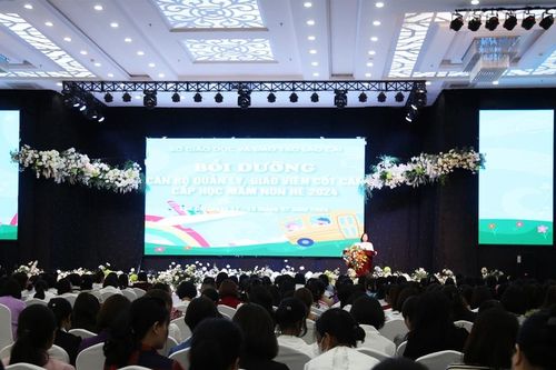 Bồi dưỡng cho hơn 400 cán bộ quản lý, giáo viên cốt cán cấp học mầm non