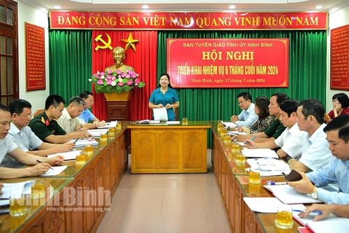 Triển khai nhiệm vụ công tác Tuyên giáo 6 tháng cuối năm