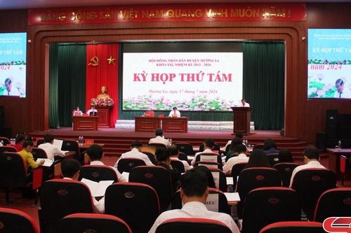 Kỳ họp HĐND huyện Mường La khóa XXI, nhiệm kỳ 2021 - 2026