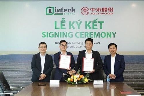 Intech Energy và Jolywood Solar ký kết phân phối sản phẩm và Bản ghi nhớ cung cấp tấm quang điện