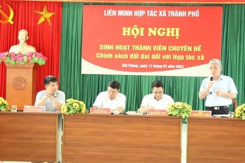 Hải Phòng tháo gỡ khó khăn về đất đai cho các HTX