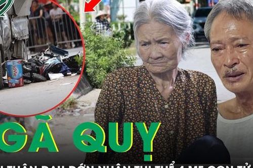 Ông bà nội ngã quỵ khi nghe tin con dâu và 3 cháu nội gặp tai nạn tử vong ở Hoài Đức