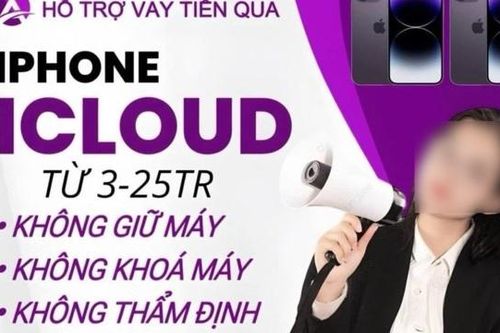 Sập bẫy vay tiền bằng iCloud