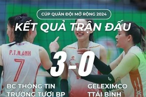 Lịch thi đấu chung kết Giải bóng chuyền Cúp Quân đội mở rộng 2024