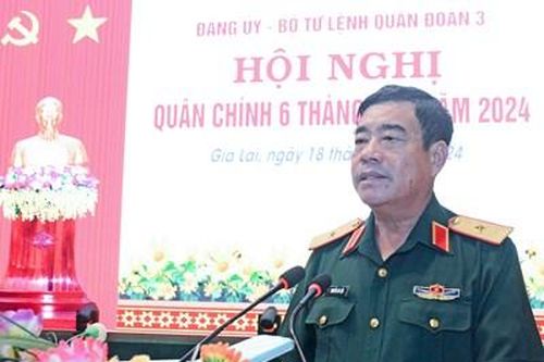 Quân đoàn 3: Công tác huấn luyện, giáo dục đào tạo có nhiều đổi mới
