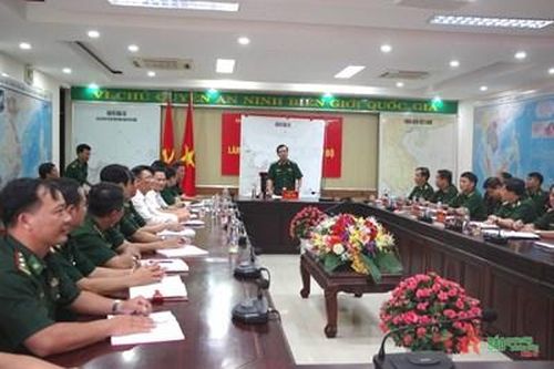 Trung tướng Lê Đức Thái thăm và làm việc tại Bộ Chỉ huy BĐBP thành phố Đà Nẵng