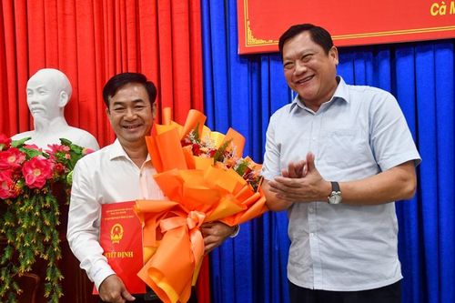 Cà Mau điều động, bổ nhiệm nhiều lãnh đạo cấp sở