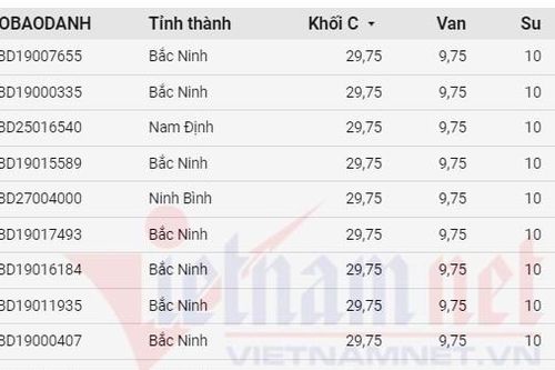 Cứ 10 thí sinh Bắc Ninh thì có 1 em đạt 9,5 điểm Văn thi tốt nghiệp THPT 2024