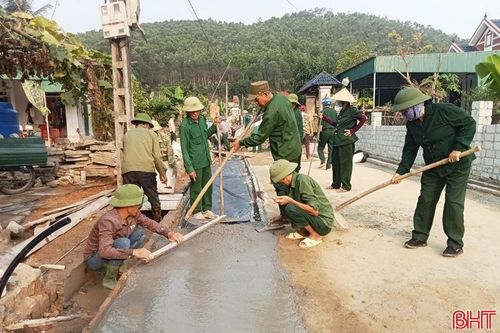 Cựu chiến binh Lộc Hà hăng say làm kinh tế, đi đầu trong các hoạt động
