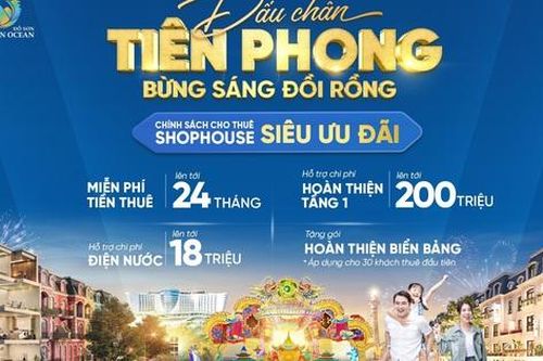 Dragon Ocean Đồ Sơn - Tâm điểm kinh doanh mới phía Đông Nam Hải Phòng