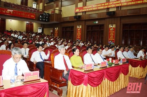 Ra mắt mô hình thí điểm 'Chính quyền thân thiện vì Nhân dân phục vụ' huyện Triệu Sơn