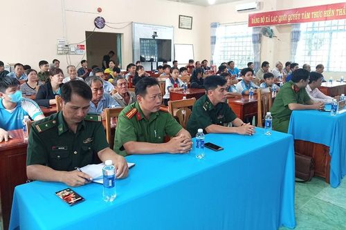 Tuyên truyền pháp luật bảo vệ chủ quyền biên giới tại Tri Tôn