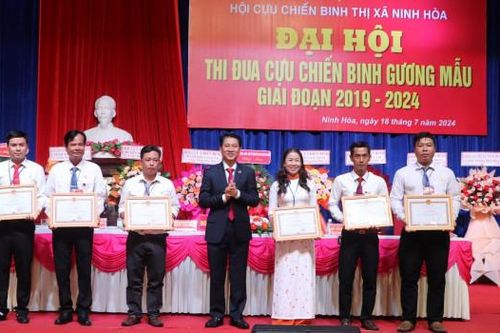 Hội Cựu chiến binh thị xã Ninh Hòa: Đại hội thi đua yêu nước 'Cựu chiến binh gương mẫu' giai đoạn 2019 - 2024