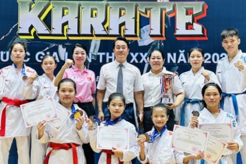 Đoàn Lạng Sơn đoạt 6 huy chương tại Giải vô địch các câu lạc bộ Karate quốc gia lần thứ XXIV năm 2024