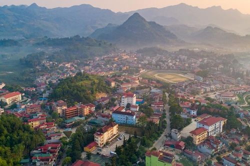 Bắc Hà qua góc nhìn flycam