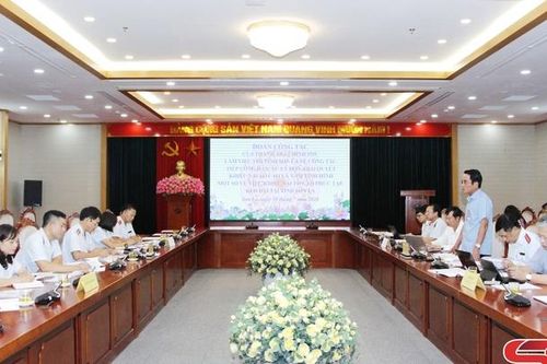 Đoàn công tác của Thanh tra Chính phủ làm việc với tỉnh Sơn La