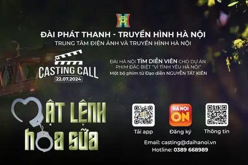 Tuyển diễn viên cho phim hình sự 'Mật lệnh hoa sữa'