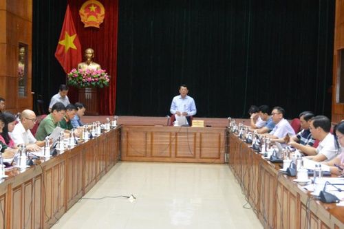 Họp bàn tiến độ triển khai công tác chuẩn bị Hội nghị quốc tế lần thứ 8 của Mạng lưới Công viên địa chất toàn cầu UNESCO khu vực Châu Á Thái Bình Dương