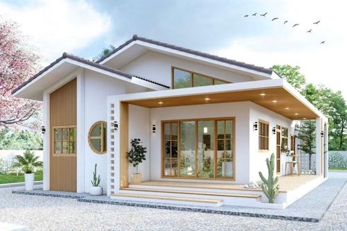 Nhà cấp bốn mái lệch hiện đại: Lựa chọn lý tưởng cho cuộc sống tiện nghi