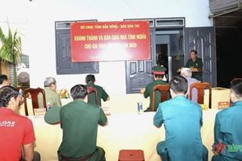 Đắk Nông bàn giao Nhà tình nghĩa cho bệnh binh Bùi Văn Mão