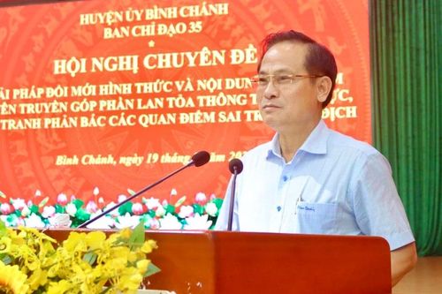 Huyện Bình Chánh tăng cường đấu tranh phản bác các quan điểm sai trái, thù địch
